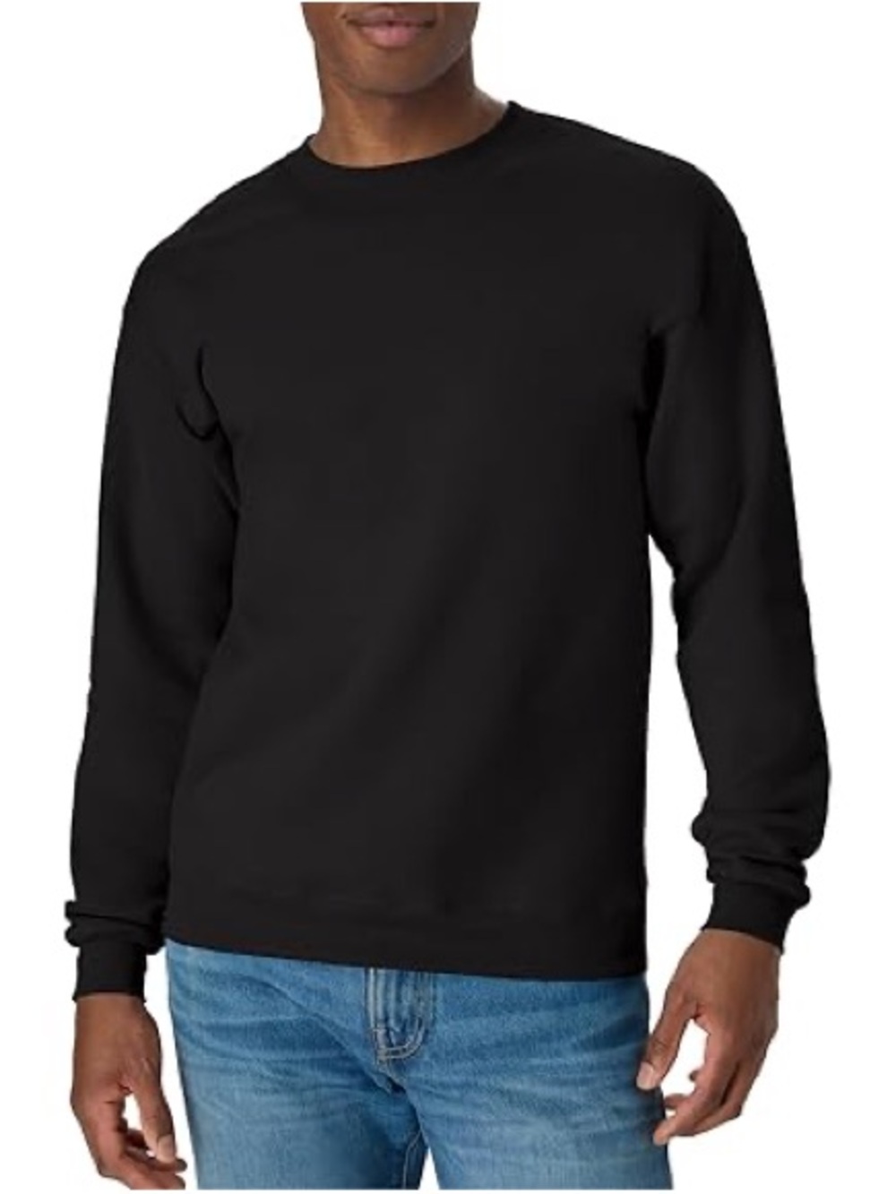 Tommy Hilfiger Crewneck Sweatshirt Black Sz L NWT